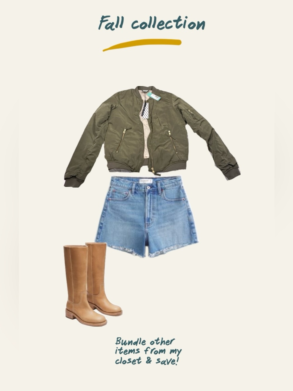 Noisy May Olive Green Bomber Jacket
